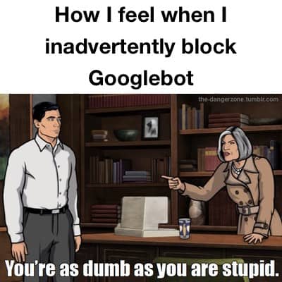 googlebot SEO Meme