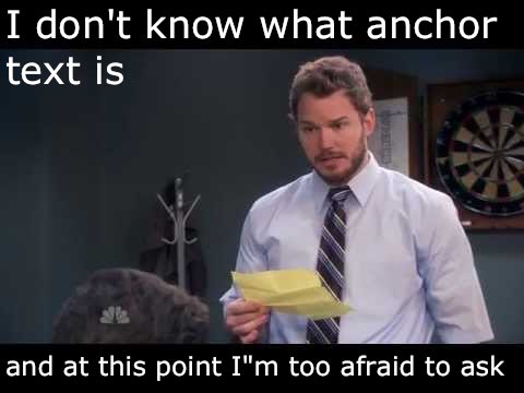 anchor text SEO Meme