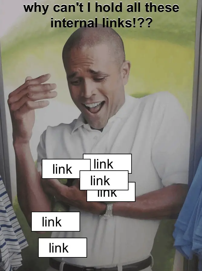 internal links SEO Meme