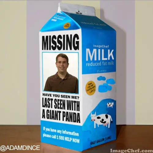 milk carton SEO Meme