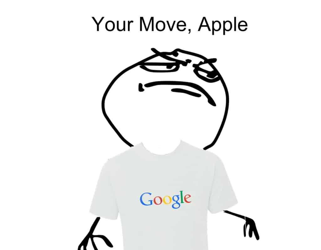 apple and google SEO Meme