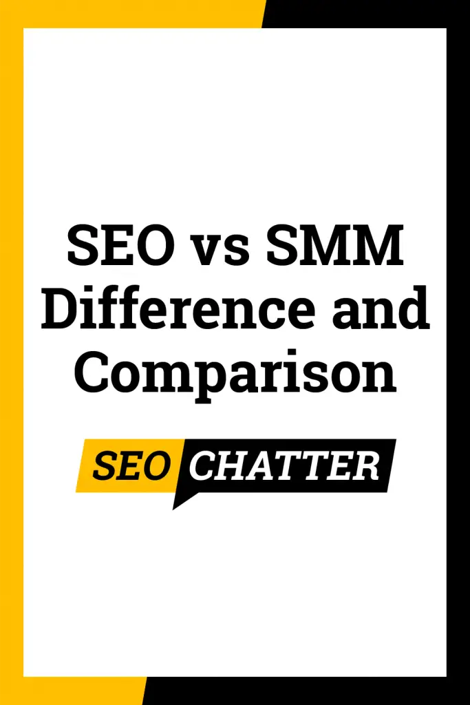 SEO vs SMM Difference and Comparison