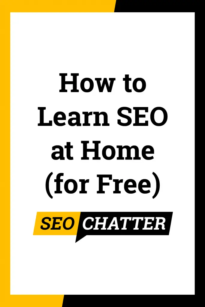 How to Learn SEO at Home