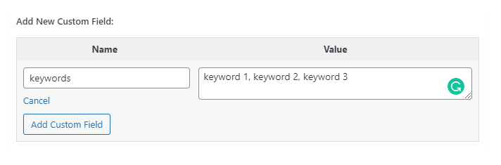 How To Add Keywords In Wordpress Without Plugins 8615