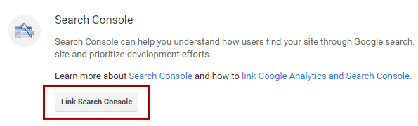Google Analytics Link Search Console Step