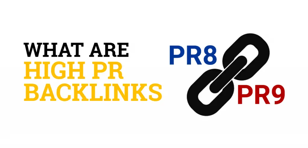 What are High PR Backlinks