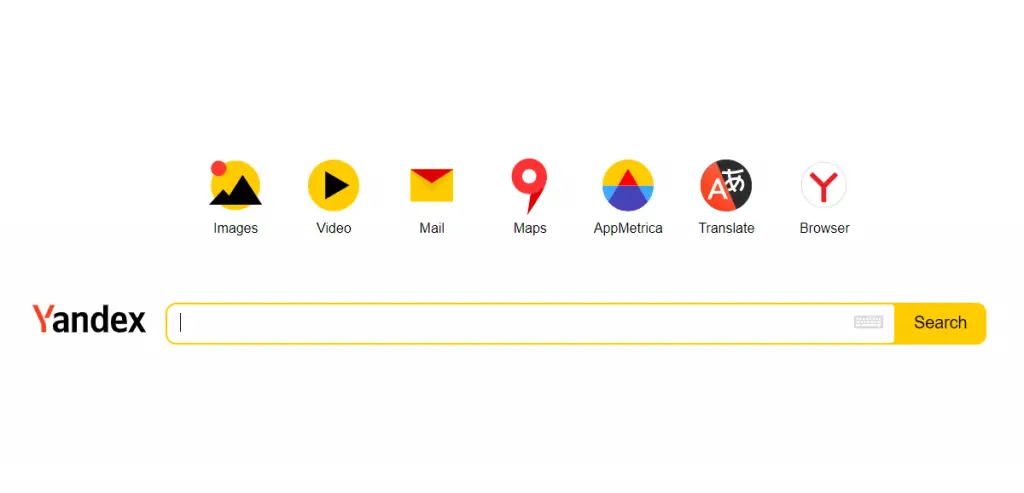 #5 Yandex search engine