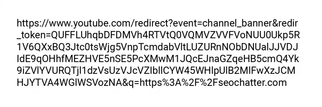 YT backlinks redirect