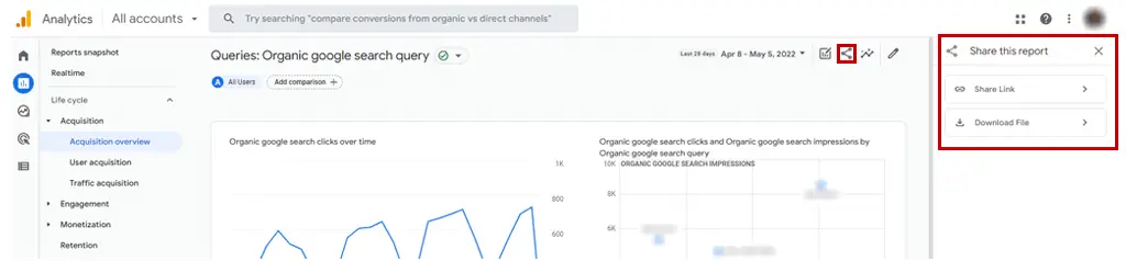 Google Analytics Pull Keyword Report GA4