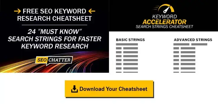 Download the SEO Keyword Research Cheatsheet