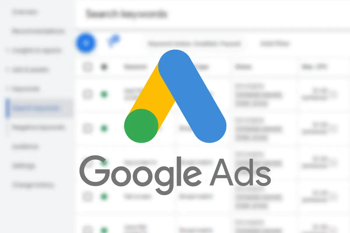 Google Ads logo for How many keywords per ad group should be used