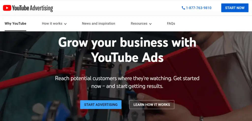 Alternative to Google AdWords YouTube