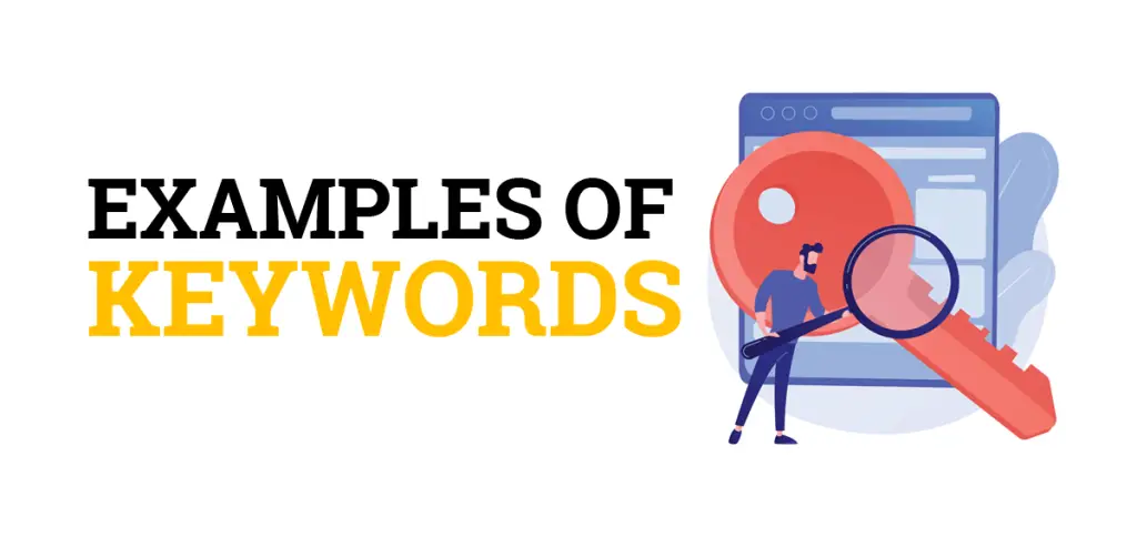 Examples of Keywords