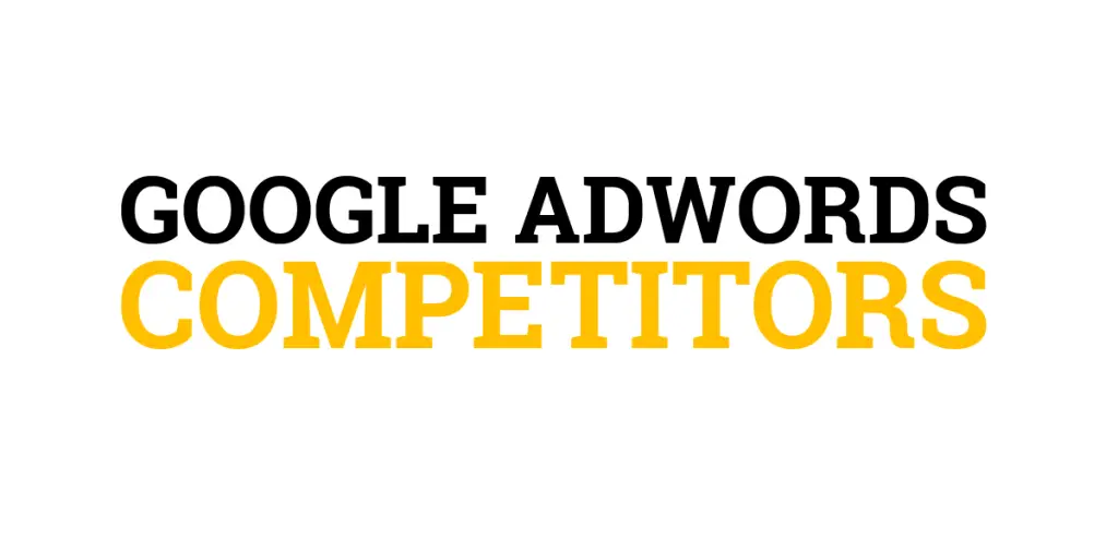 Google AdWord Competitors