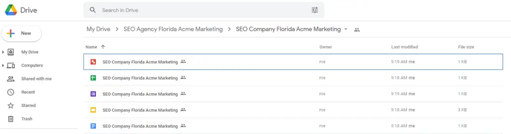 Google Stacks asset setup