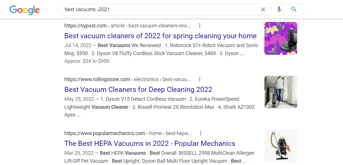 How To Remove Keywords From Google Search Exclude Words 