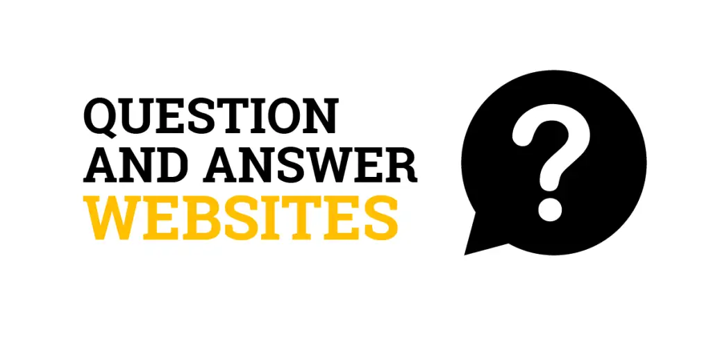 Question and Answer Websites