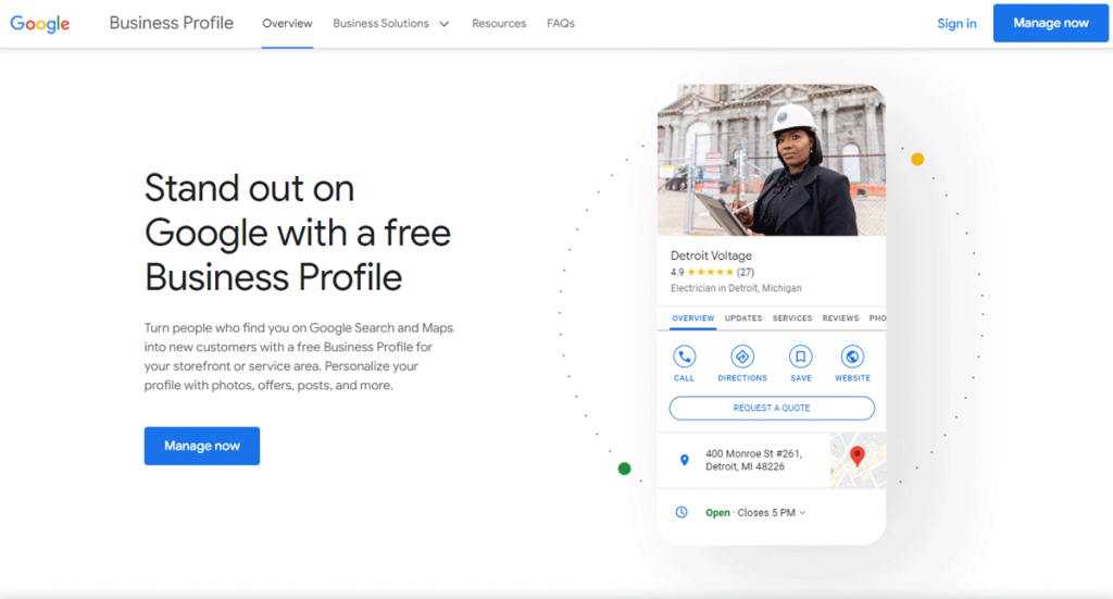 Accountant SEO: Google Business Profile Page