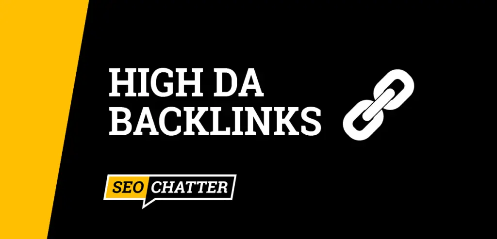High DA Backlinks