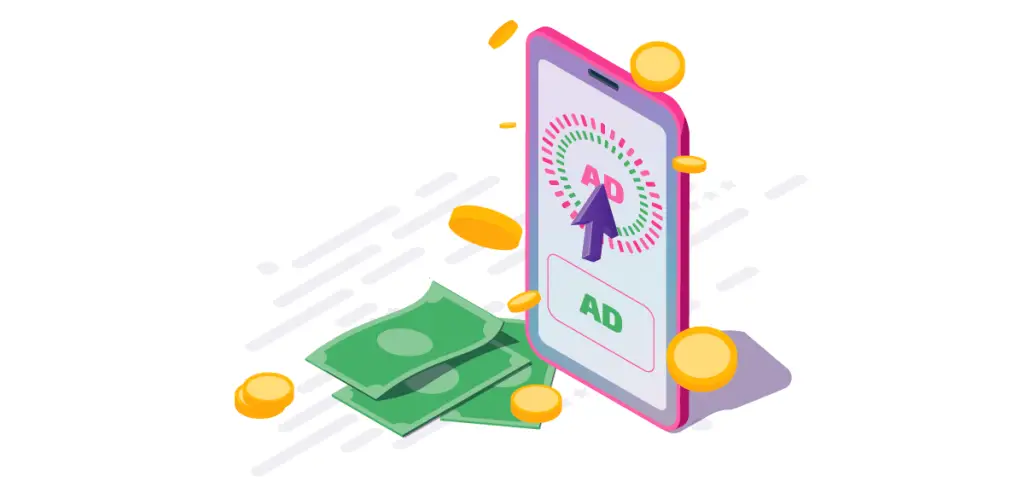 Высокооплачиваемые ключевые слова для AdSense: значок клика по объявлению с оплатой за клик