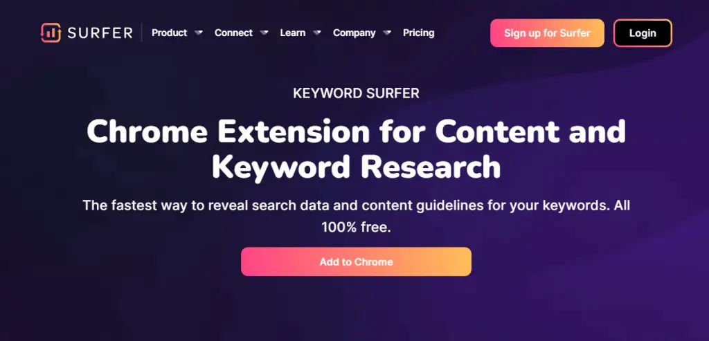 Keyword Surfer free alternative