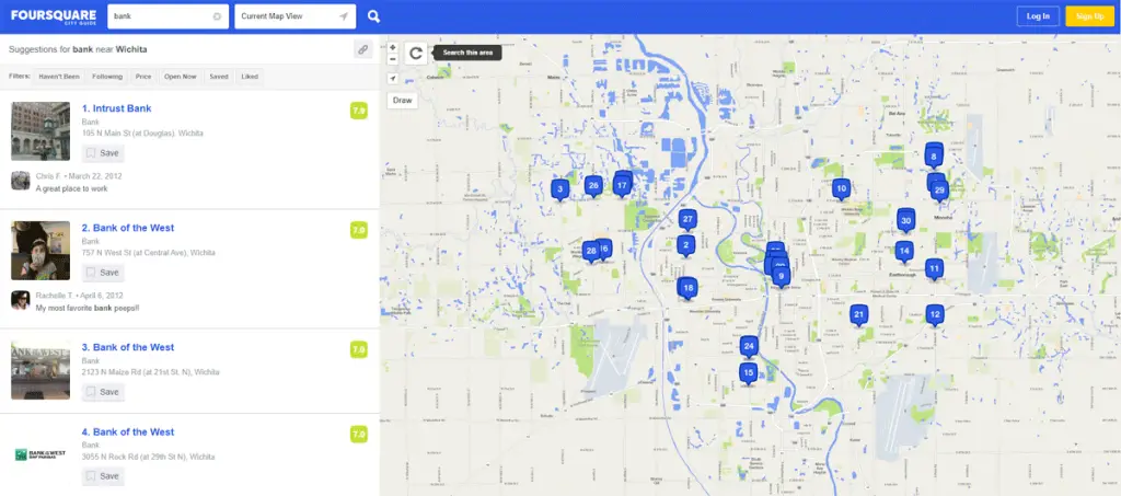 Local SEO for Banks: Foursquare Listings