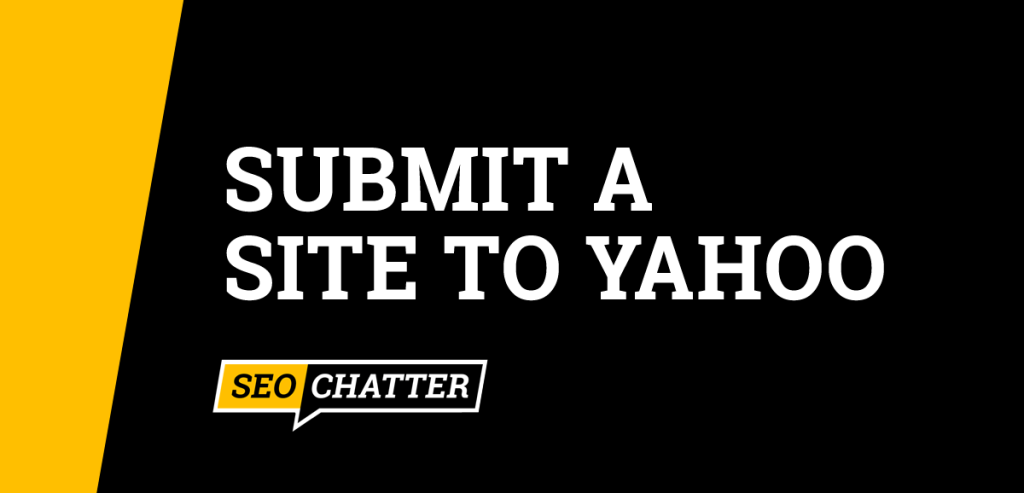 Submit site to Yahoo