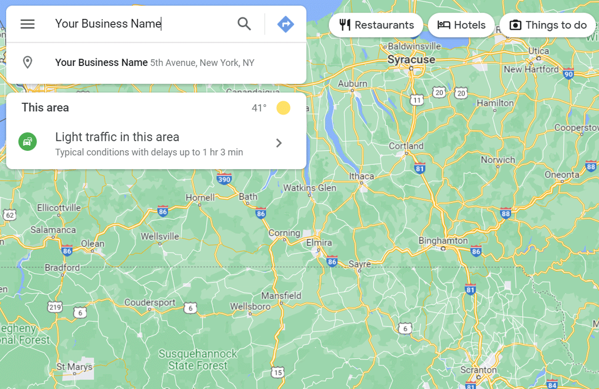 Шаг 2. Зарегистрируйте свой магазин на Google Картах.