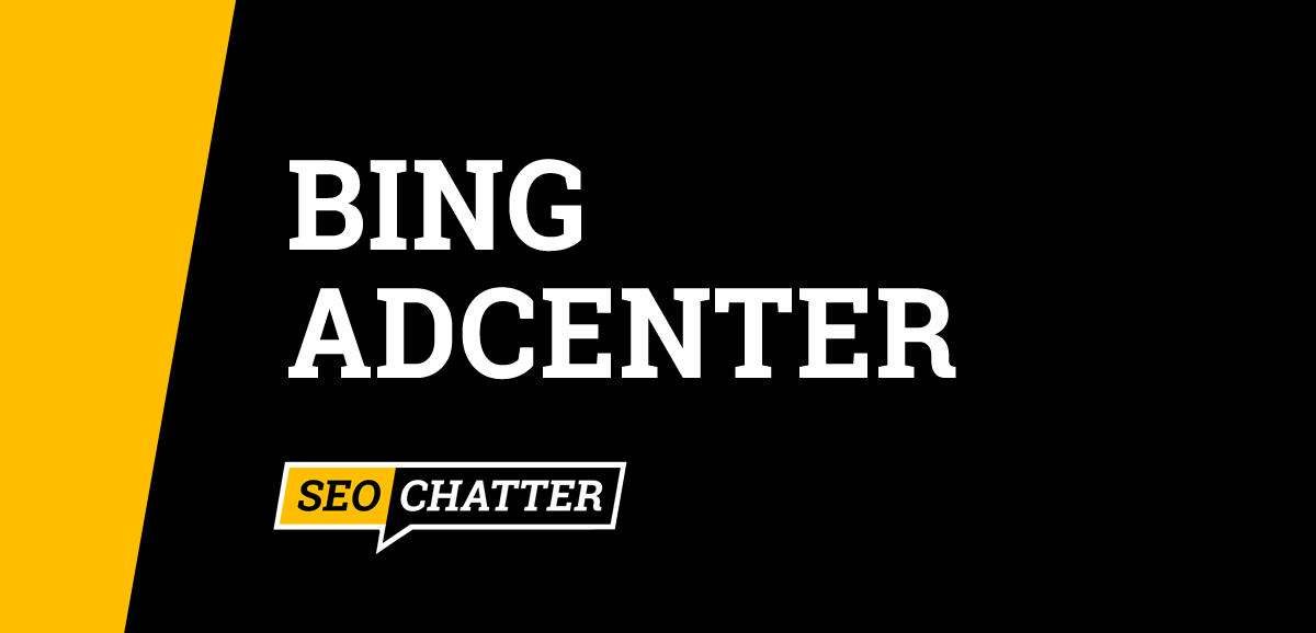 Bing Adcenter