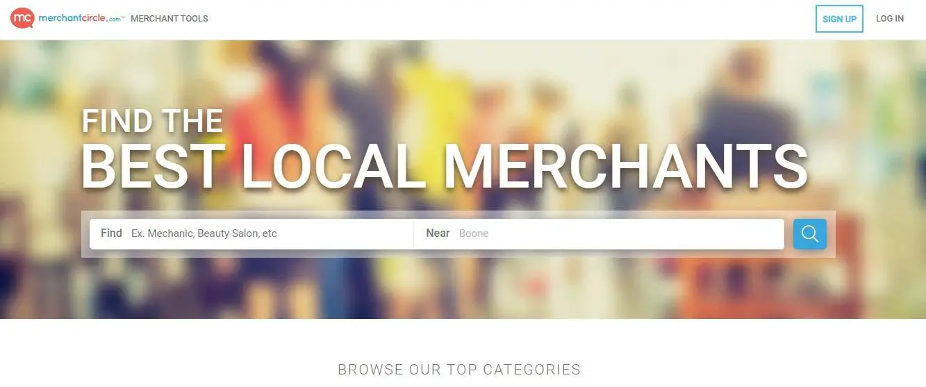 MerchantCircle Website