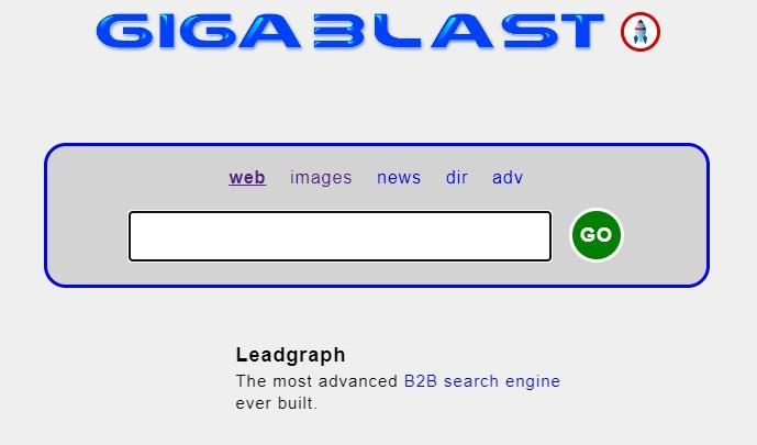 #20 Gigablast search engine