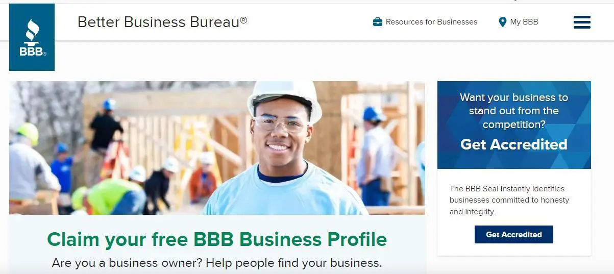 Better Business Bureau Site