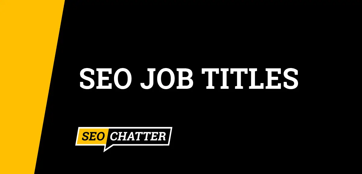 SEO Job Titles