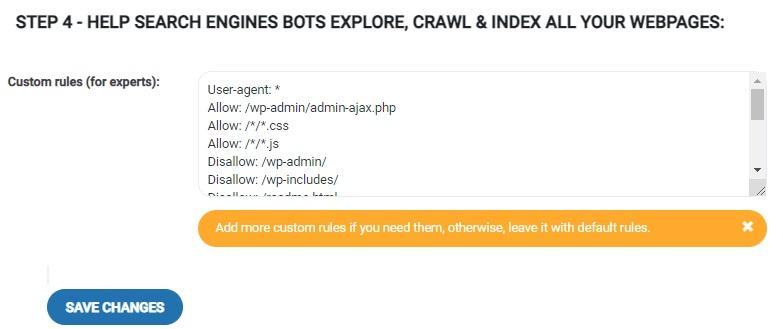 Better Robots WordPress Plugin Crawling Options 3