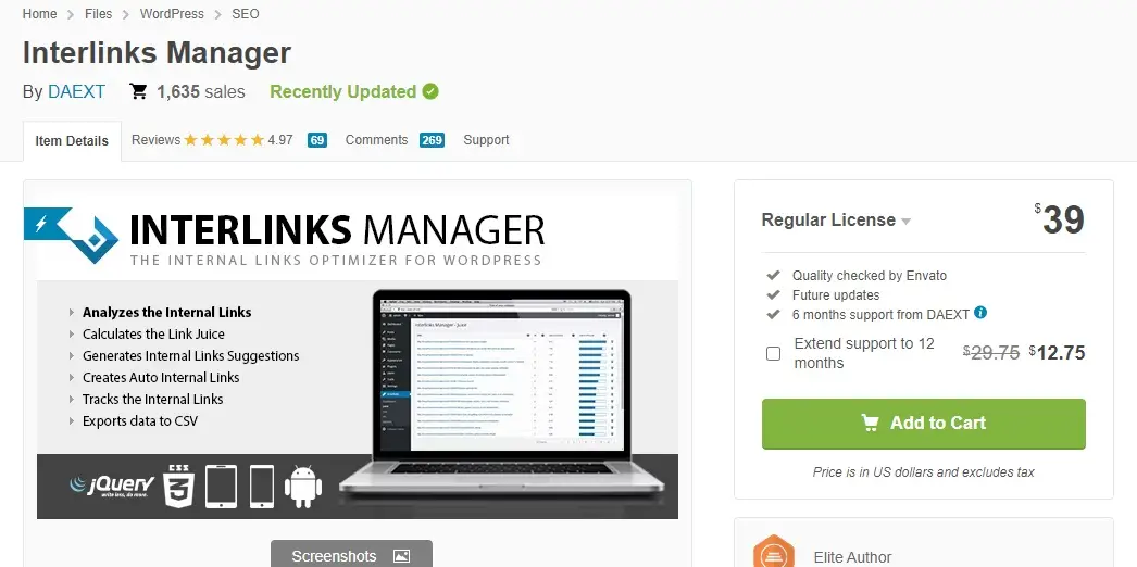 Interlinks Manager