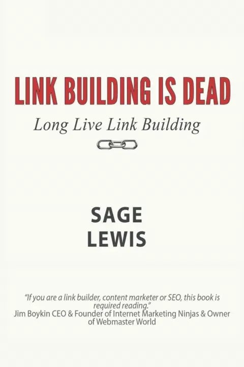 Link building is dead book