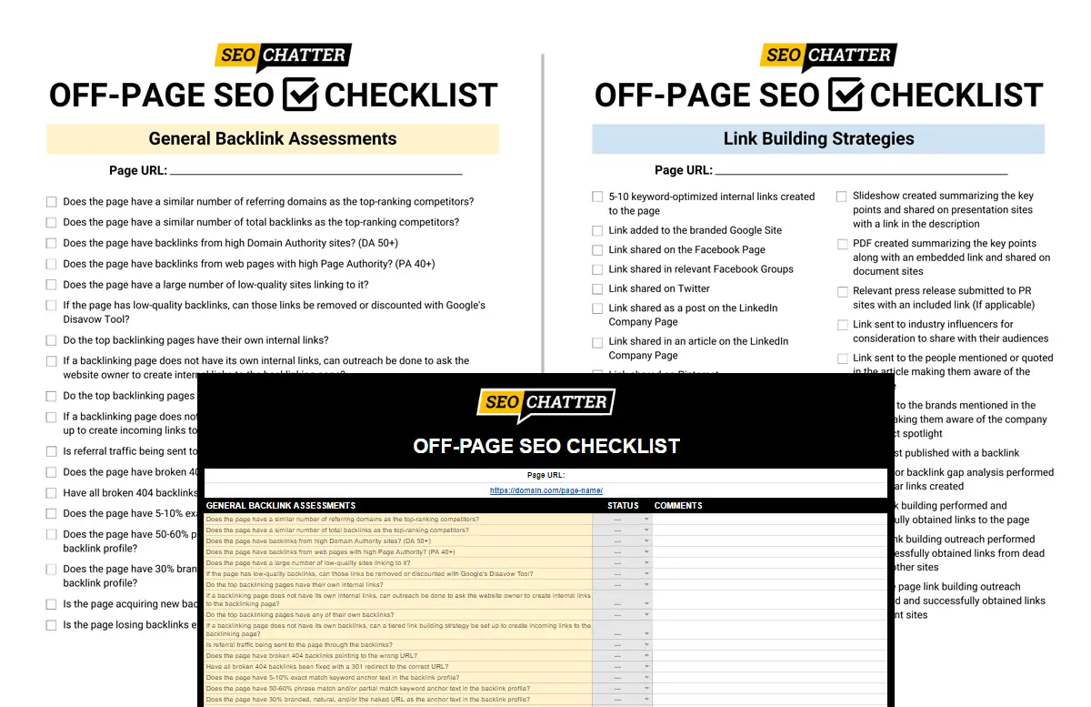 Off-Page SEO Checklist