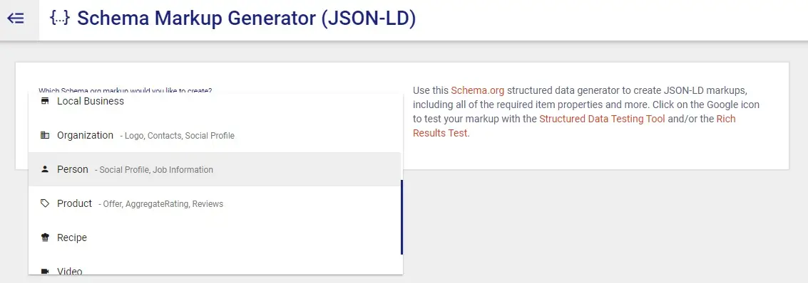 Choose Your Schema Type 1