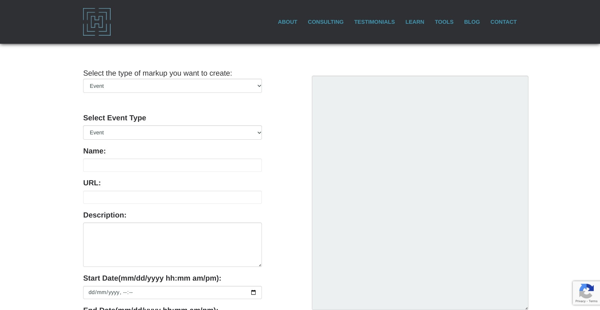 Hallanalysis JSON-LD Schema Generator