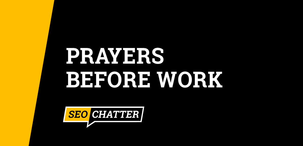 Prayers Before Work